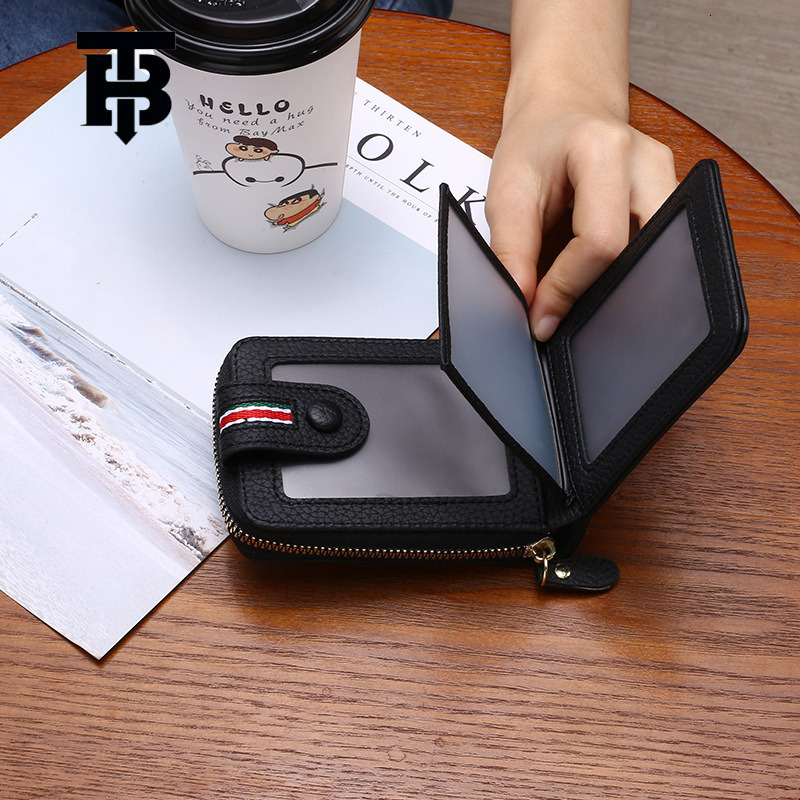TB BHULAMTE European And American Style Card Holder For Women, Exquisite High-end Designer S Bag Driver's License Leather Case For Men, Driver�
