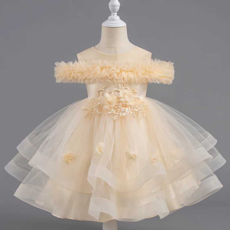 The first Christmas costume of the new 0-6-year-old girl childrens clothing baby one-year-old birthday party dresses Z250904