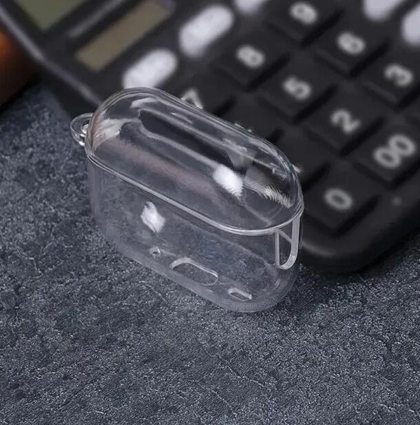 RNT Seller earphone case Transparent portable lightweight Bluetooth earphone case with cute silicone shock resistant protective shell earplugs