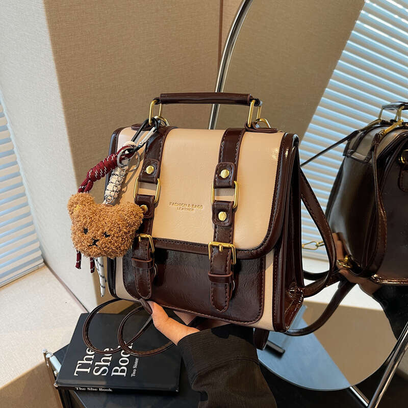 Trendy Handheld Briefcase for Women 2025 New Style Versatile Small Square with High-End Feel Single Shoulder Women's Bag