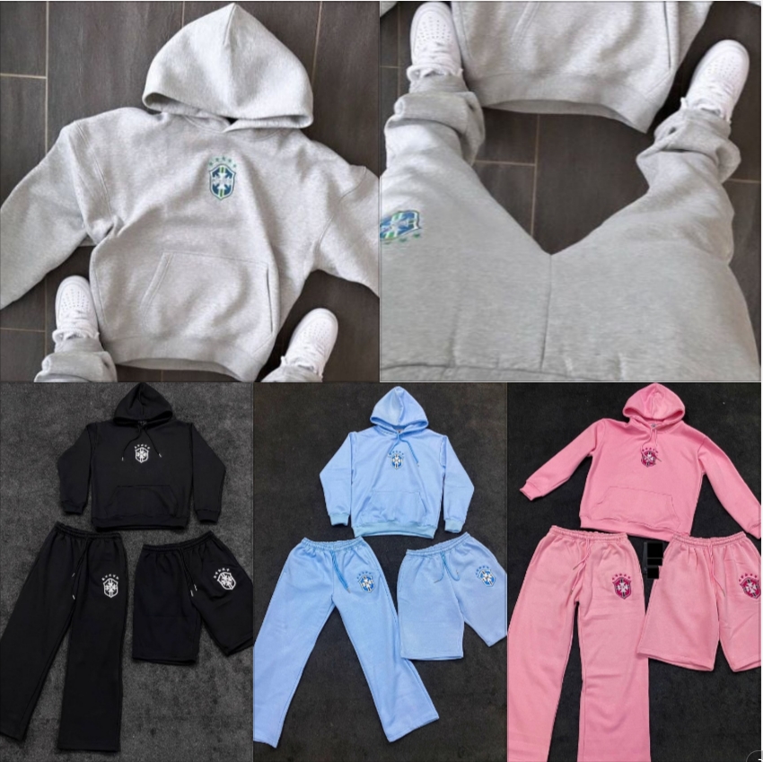 New Autumn And Winter Trendy Print Pullover Long-sleeved Hooded Sweatshirt Suit For Men And Women Street Casual Versatile Men's Tracksuits