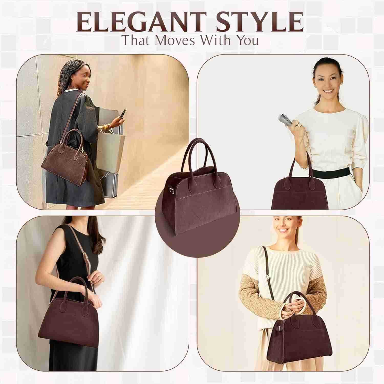 Hobo Tote Bag for Women Stylish Slouchy Handbag Leather Work Bag Womens Handbags Hobo Tote Bag for TravelOffice M250904