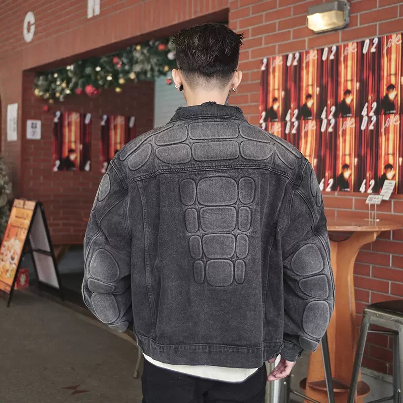 Jackets - Men's Jackets - Fashion Denim Women's Casual Hip-Hop Design Men's Trendy Clothing Denim Gender-neutral