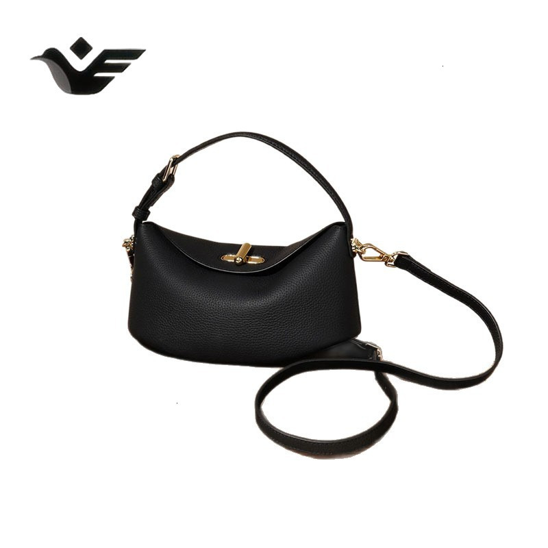Feiyan Free Shipping New Designer Bag Luxury Shopping Bag Lightweight Casual Single Shoulder Bag Genuine Leather Fashion Simple Women's Crossbody