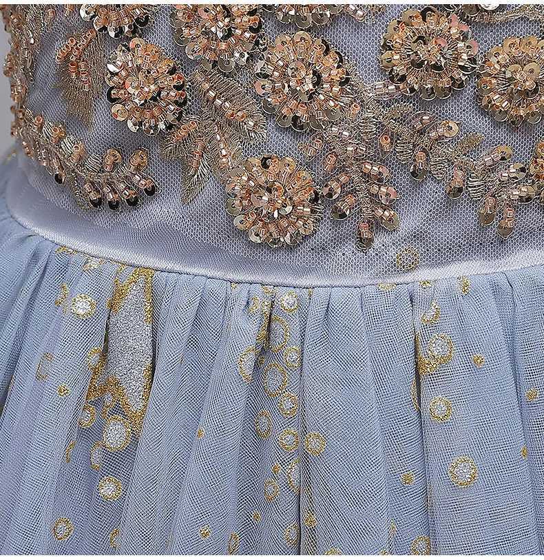 3-14 Year Girls Princess Dress Summer Children High-end Formal Wear Ball Gown Flower Girl Wedding Piano Performance Outfit Dress Z250904