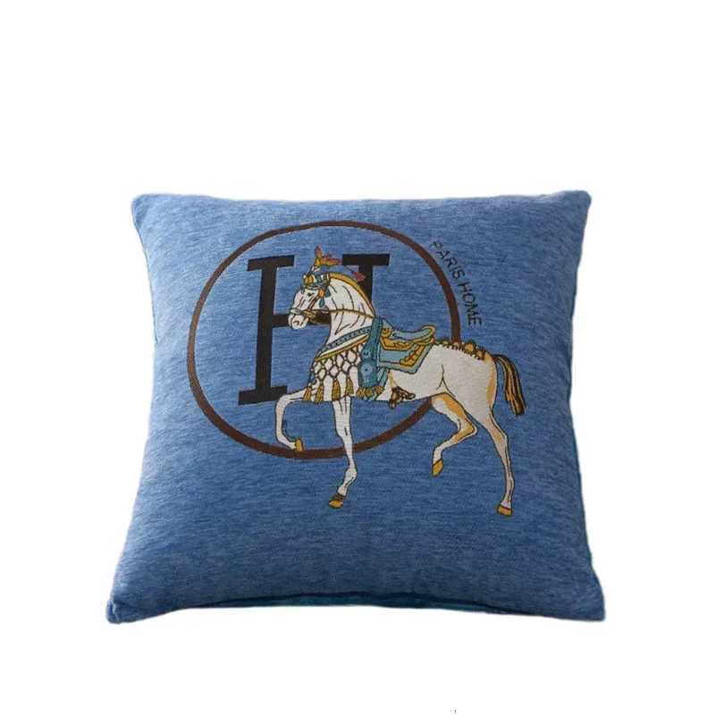 Designer Moderner Pferd3DDruck leichter LuxusKissenbezug Kissenbezug weicher hypoallergener Sofasitzbezug maschinenwaschbar Y251105