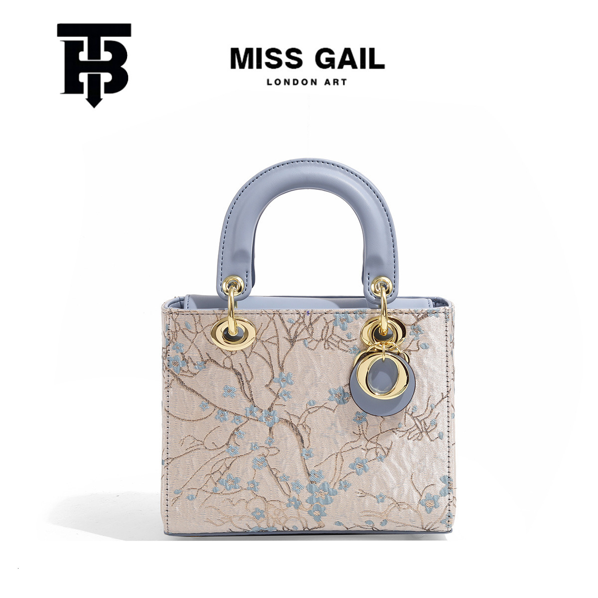 TB BHULAMTE High-Quality Princess Diana Style Women's Bag Designer s bag Large Capacity Handbag New Elegant Plum Blossom Embroidery Shoulder Bag 