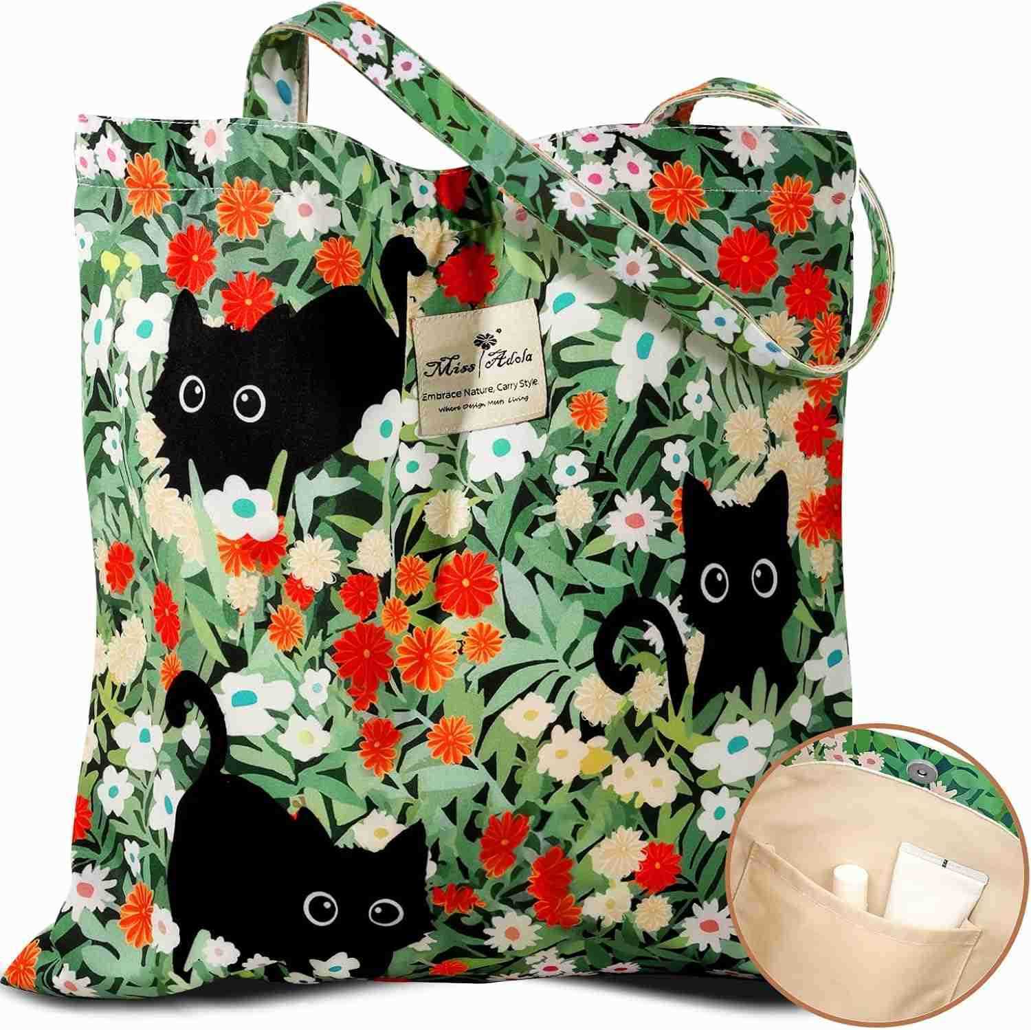 Tote Bag for Women Reusable Shoulder Bag with Buckle Fabric Bag for Gym Travel WorkW250904