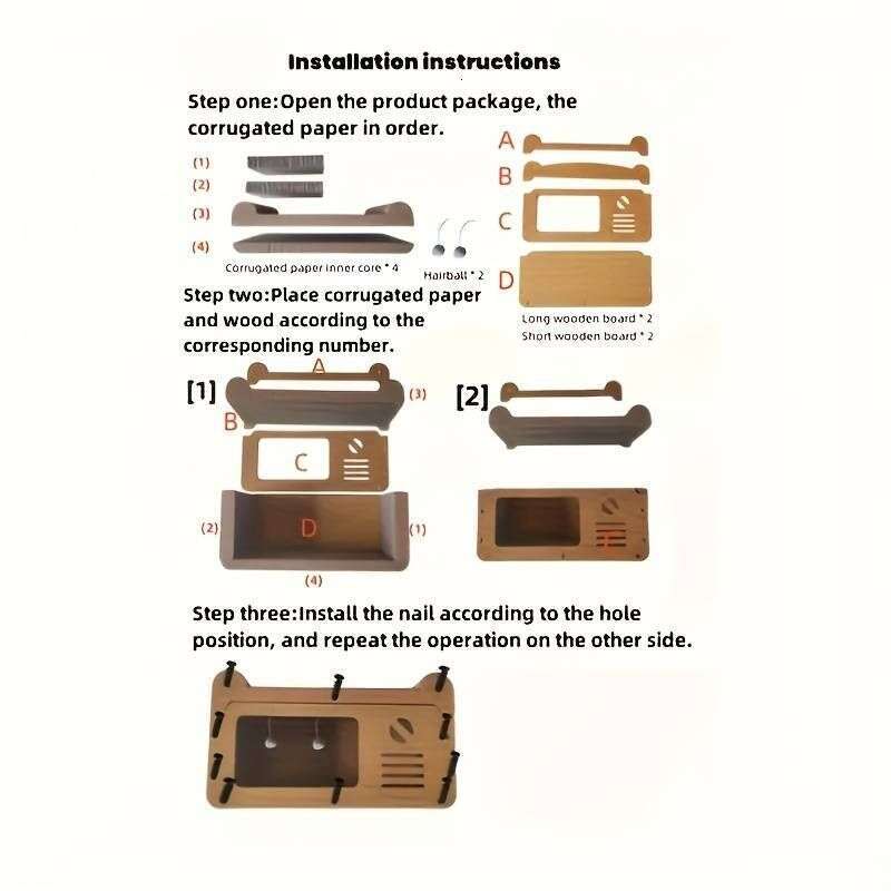 famous brand House Scratcher Board Cave With Hanging Ball Toy Large Space Cardboard Cat Bed Condo Suitable For Cats To Rest And Scratching