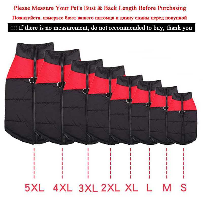 Padded Winter Warm Dog Clothes Waterproof Pet Vest Zipper et For Small Medium Large Dogs Pug Chihuahua French Bulldog Coat W250904