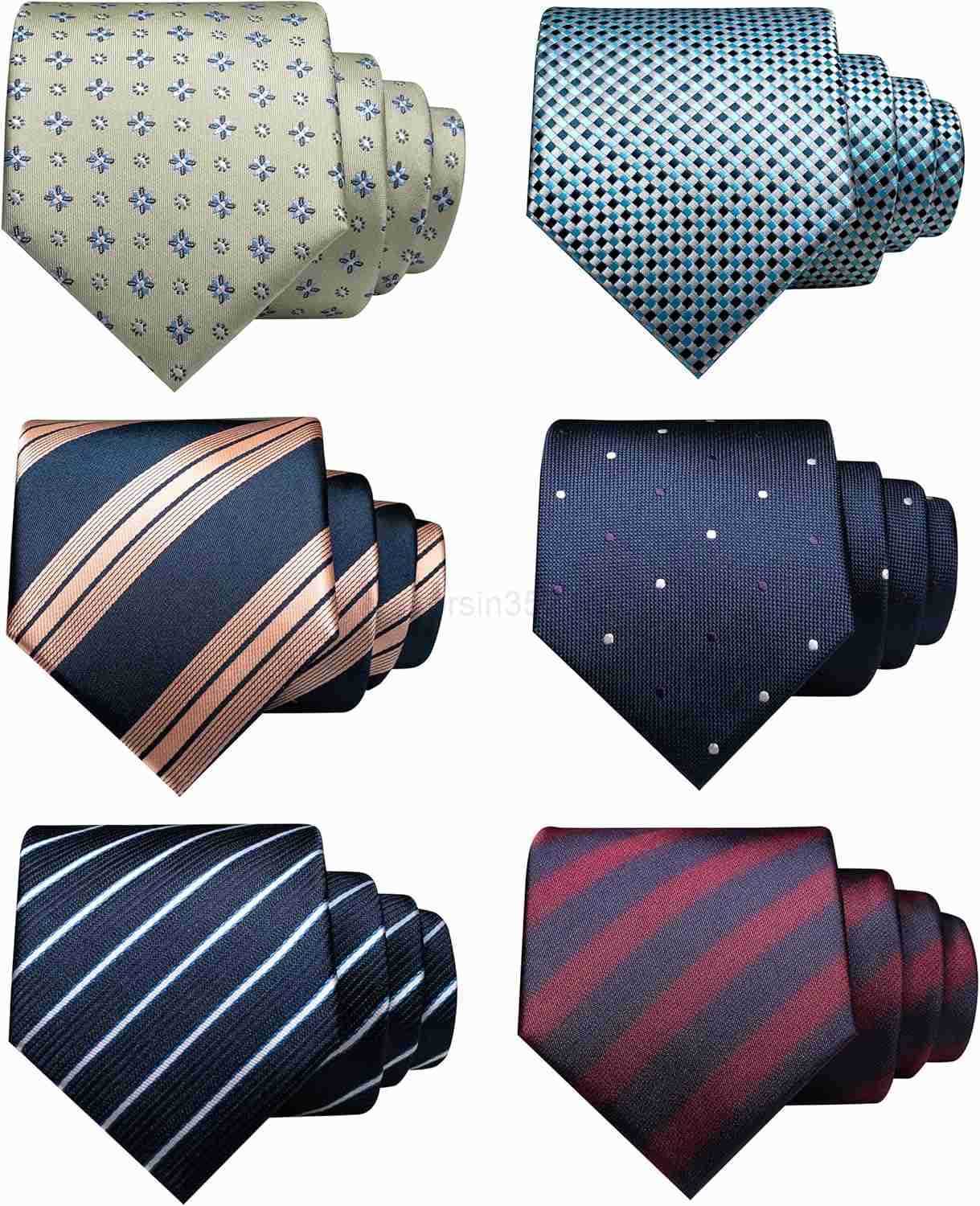 Mens Tie Casual Business Necktie 6PCS SetW250904