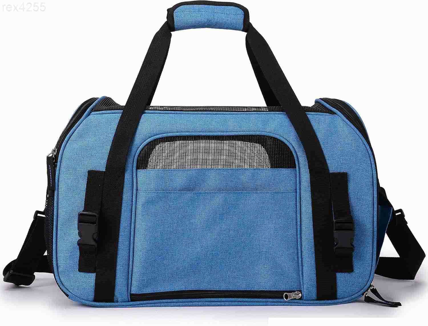 Soft Sided Pet Carrier 3 Year Warranty Airline Approved Multiple Sizes and Colors Available Medium 17 L x 9 W x 12 H Sky BlueW250904