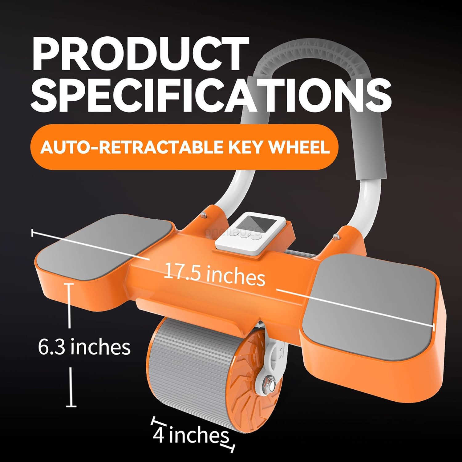 Ab Roller Wheel for Men Women Abdominal Exercise Equipment with NonSlip Grips Ab Roller Core Strength Trainer for Home Gym Durable ABS Ab Wheel Roller