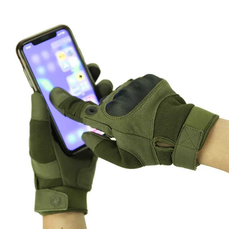 ersongear Tactical Full Finger Combat Gloves Hand Protective Gear Handwear Hunting Airsoft Sports Hiking Training 9347XJ250904
