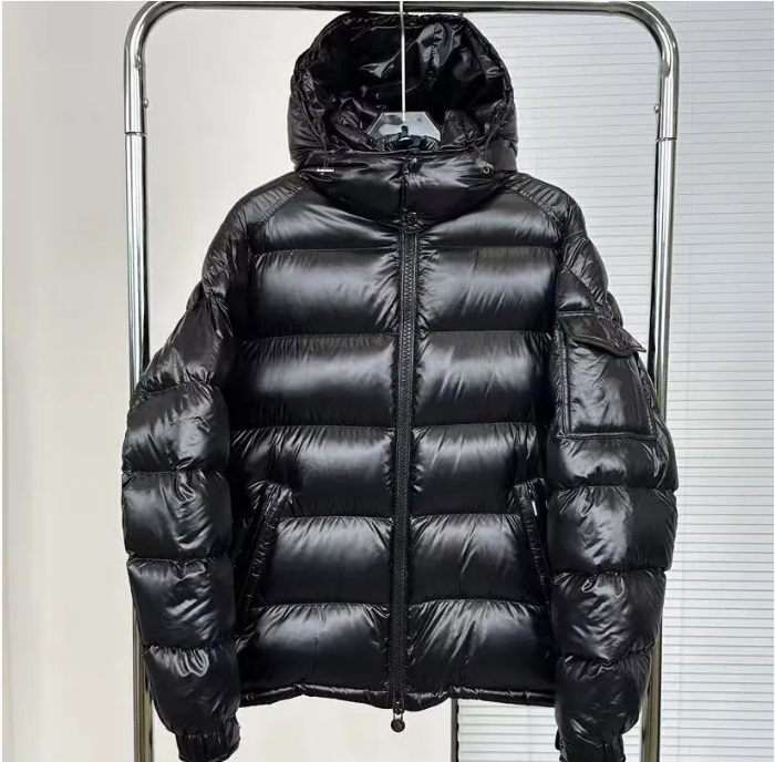 Mens Puffer Jacket Down Winter Jacket NFC Arm Scan Round Zipper Grey Interior Winter Warm Windproof Down Jacket S-5XL Asian Size Couple Model New Coat