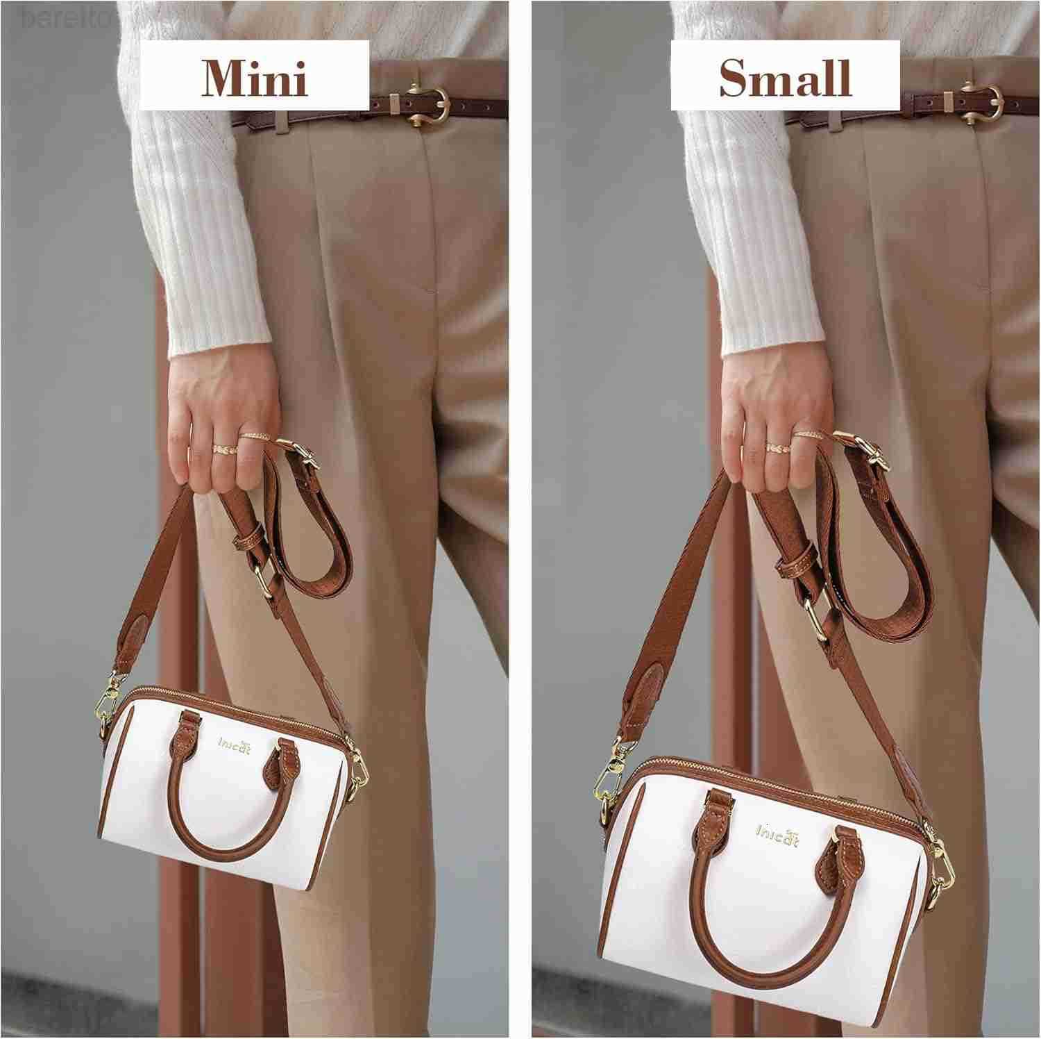 Barrel Bag for Women Top Handle Satchel Shoulder Boston Bags Crossbody Purse Handbag with Detachable Long Strap M250904