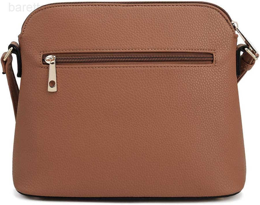Lunar Lightweight Medium Dome Crossbody Bag Shoulder Bag with Tassel Zipper Pocket Adjustable Strap Z250909