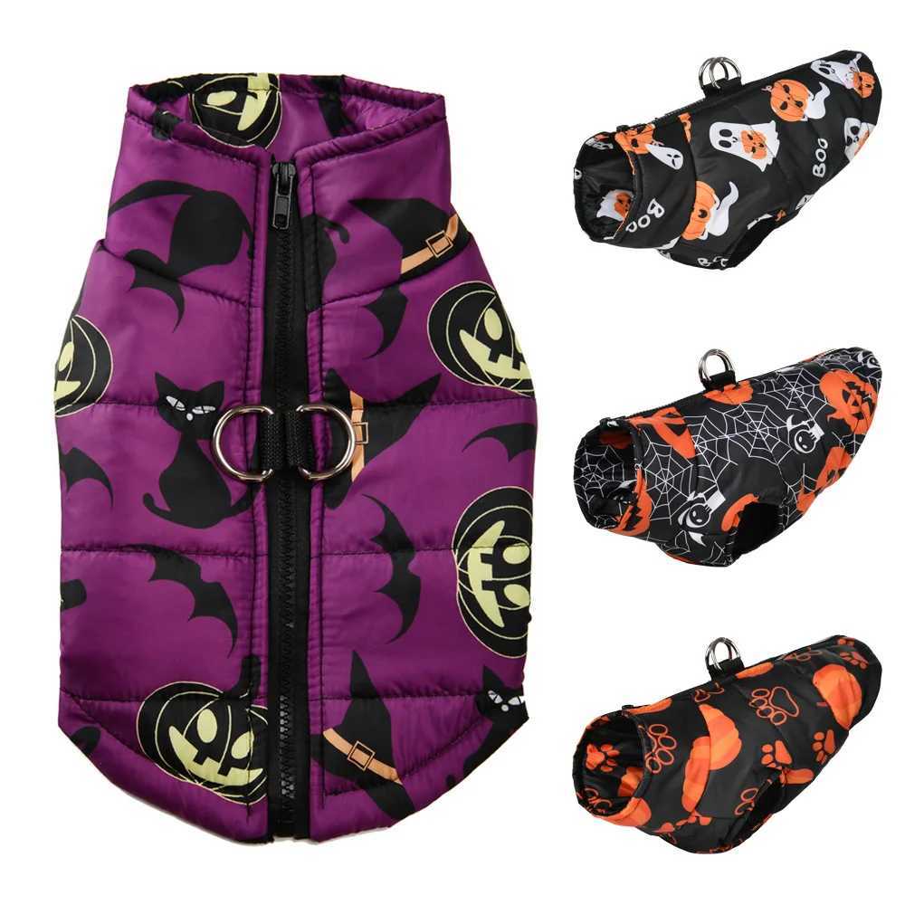 Winter Pet Dog Cosplay Costume Halloween Party Dressed Up Print Puppy Coat Vest For Small Medium Dogs Cats Yorkshire Schnauzer W250904