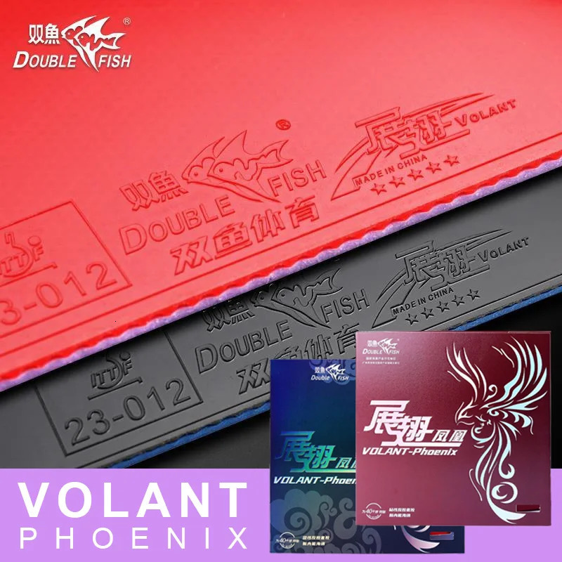 DOUBLE FISH Volant Phoenix Table Tennis Rubber Sticky Chinese Internal Energy Ping Pong Sheet 250903