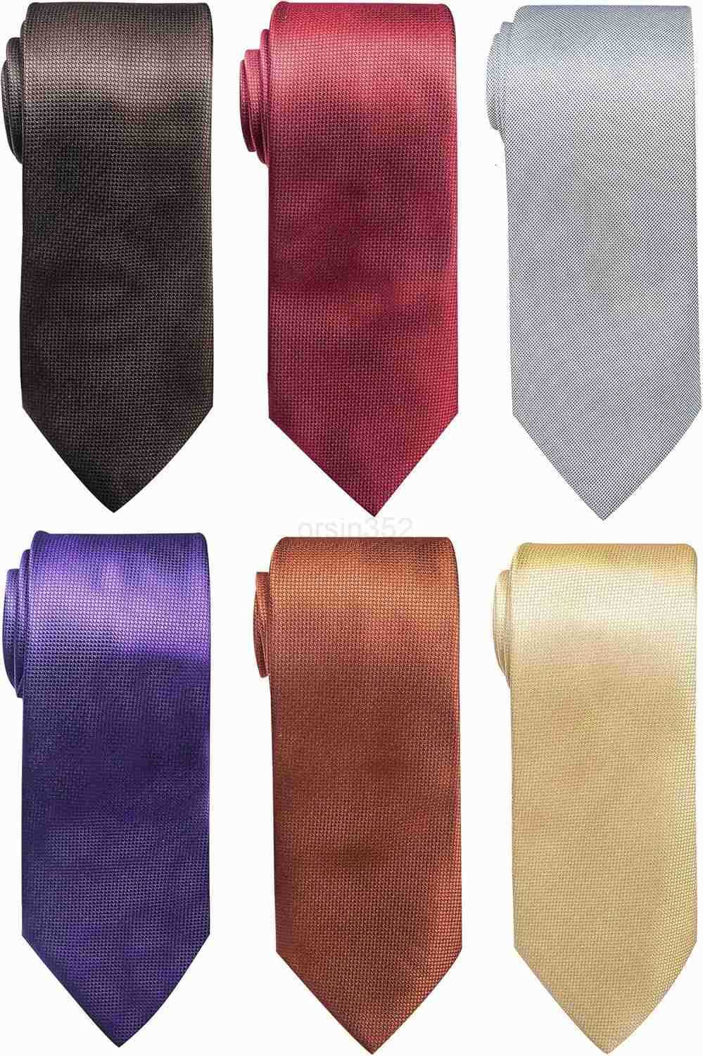 Tie For Men Necktie Woven Jacquard Neck Ties Set 6 PCSW250904