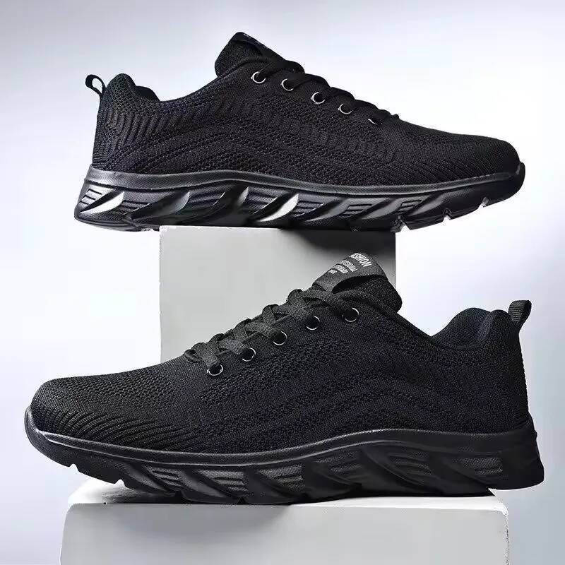 Sports Men Running Jogging Shoes Casual Sneakers Lace Up Breathable Mesh Light Tennis Outdoor Walking Size 39-46 ddmysaturn