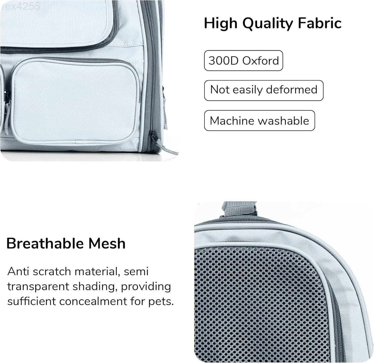 Cat Carrier SoftSided Pet Carriers for Small Dogs and Medium Cats Under 12lb Travel Cat Bag with DoubleSided Cushion and 4 Storage Bags Portable and W