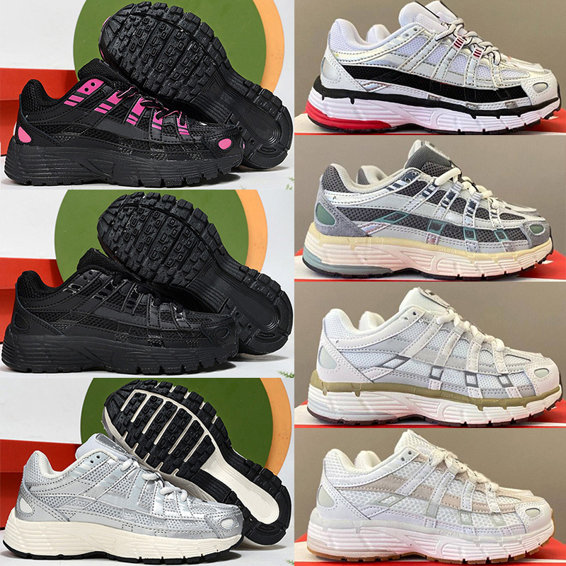 Designer P6000 kids Shoes Toddler Athletic Children Sneaker Triple White Black Gold Red Laser Blue girls boys kid Child Outdoor trainer Sports EUR 24-37