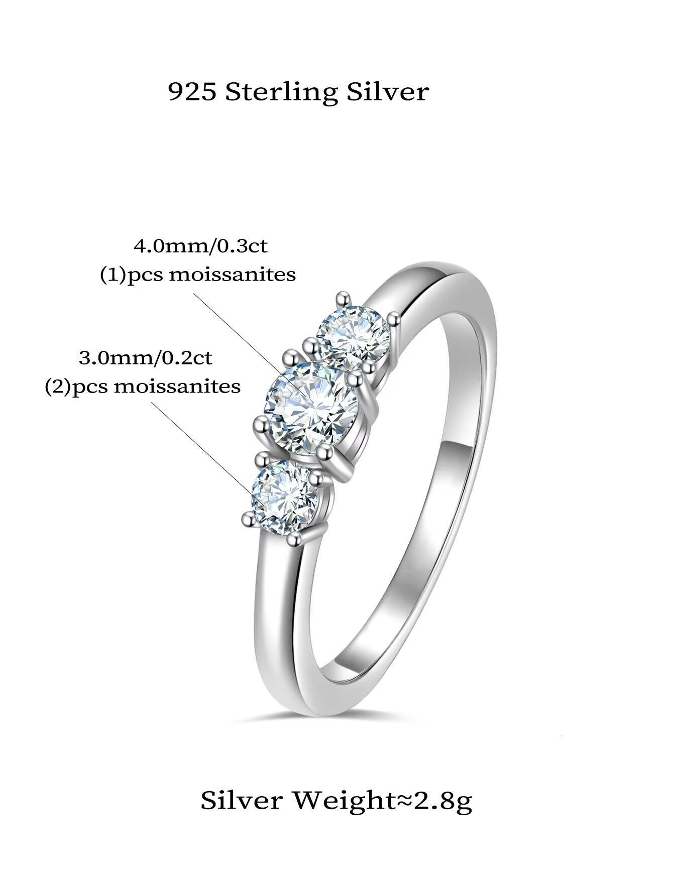 Guangzhou Aivenchy Ladies Ring Fine Jewelry S925 Sterling Silver Rhodium Plated Lab Grown Diamond Women Moissanite Finger Ring