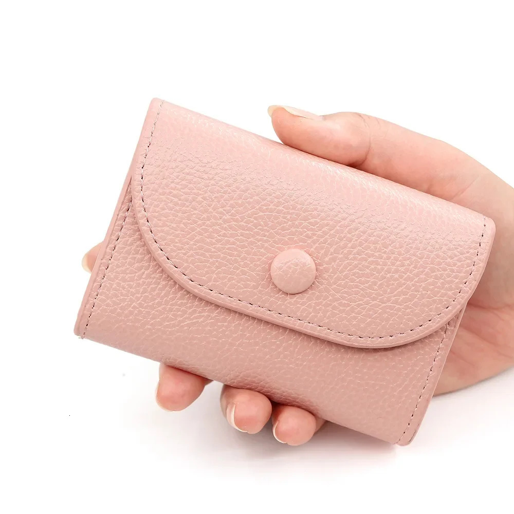 Fashion Ladies Small Genuine Leather Womens Wallets Short Wallet Woman Zipper Mini Card Holder Coin Purse 250904 Y260206