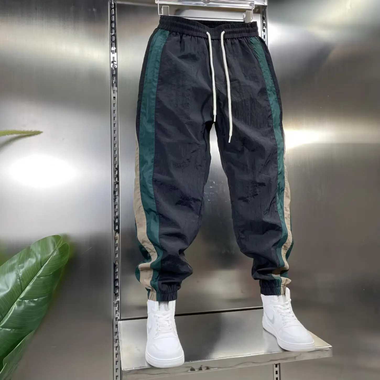 Running MEN FASHION Harajuku Mens Joggers Mens Sweatpants Straight Trousers Mens Summer Clothes Jogger Man Jogging Big SizeXJ250904