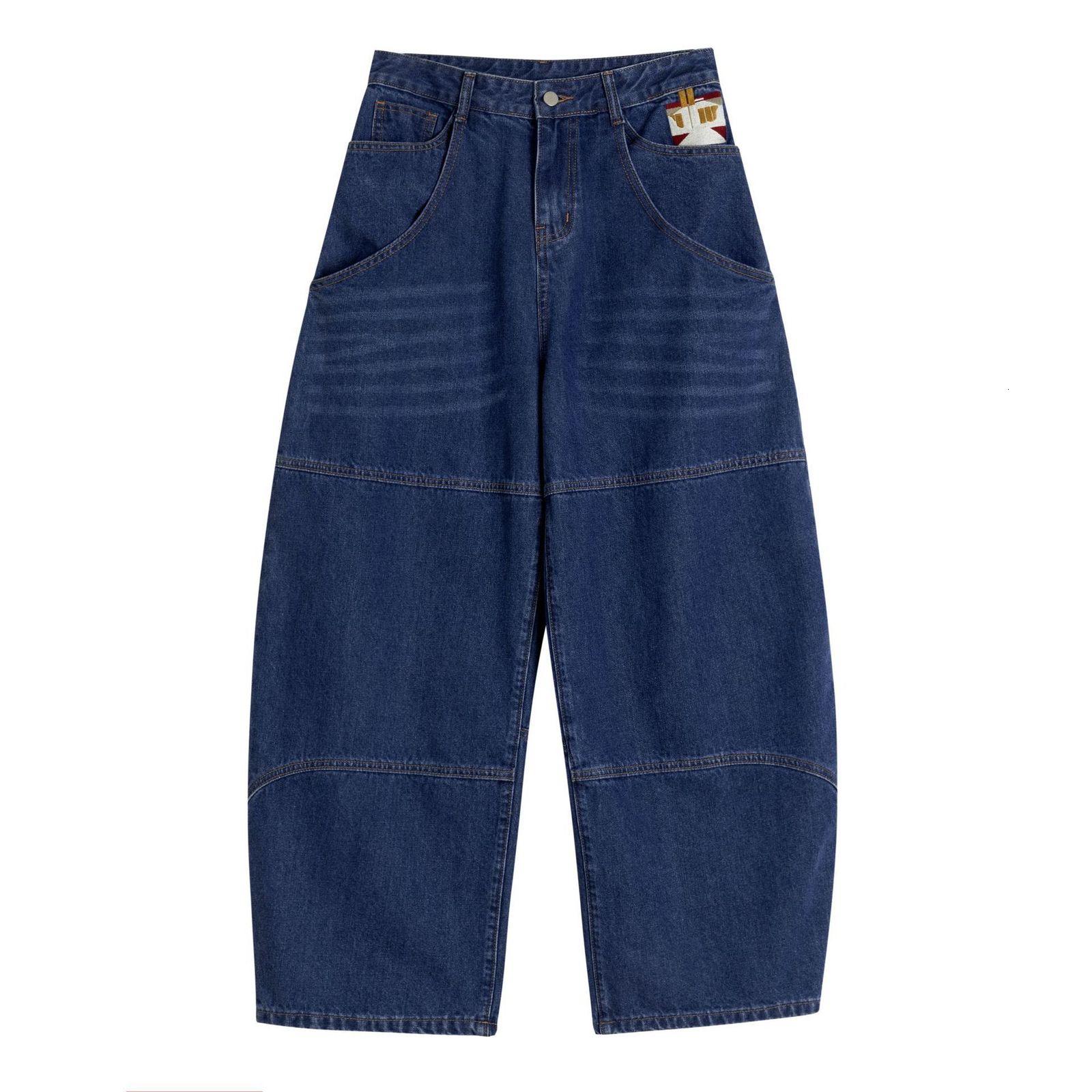 Y2K Jeans Harajuku Retro Elephant Graphic Baggy Jeans Blue Pants Women Punk Rock Hip Hop Gothic Wide Leg Trousers Streetwear 231229