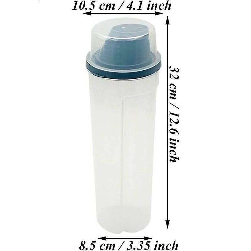 famous brand Noodle Container Food Airtight Boxes Plastic Cylinder Spaghetti Pasta For Cereal Storage