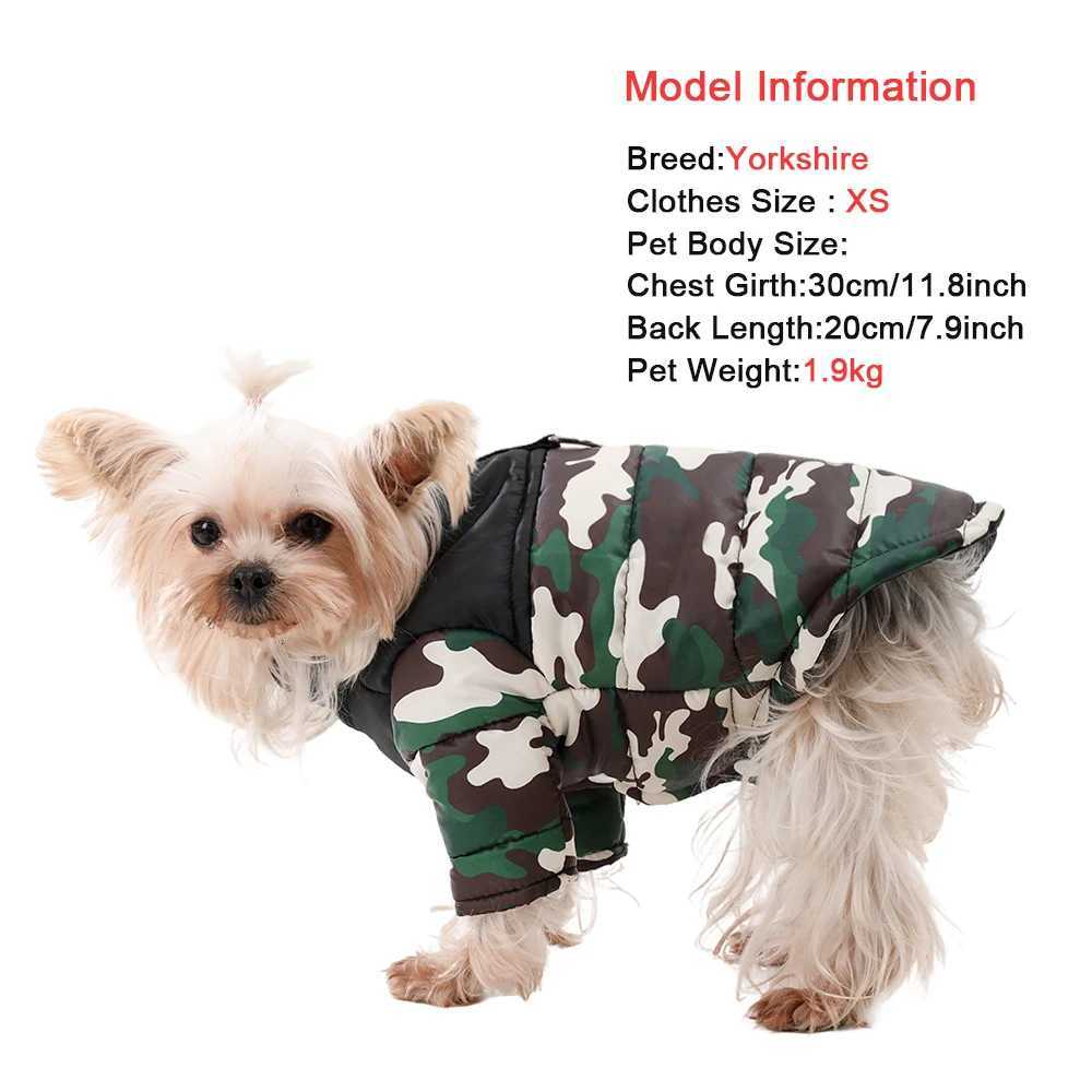 Dog et Winter Warm Pet Clothes For Small Medium Dogs Cat Waterproof Puppy Padded Vest Coat With Dring Yorkie Pug Outfits W250904