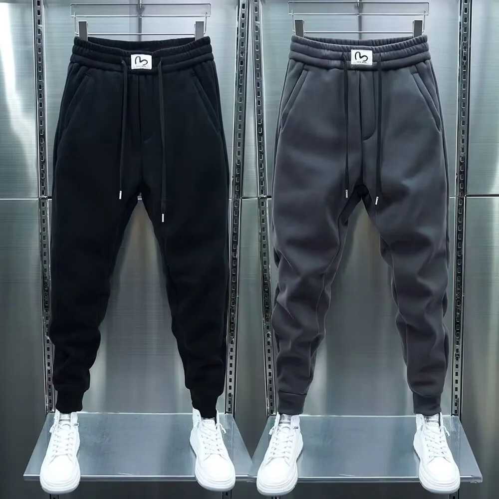 Mens Joggers Autumn Drawstring Casual Pants Korean Sweatpants Workout Running Gym Fitness Black Sports Trousers Men ClothingXJ250904