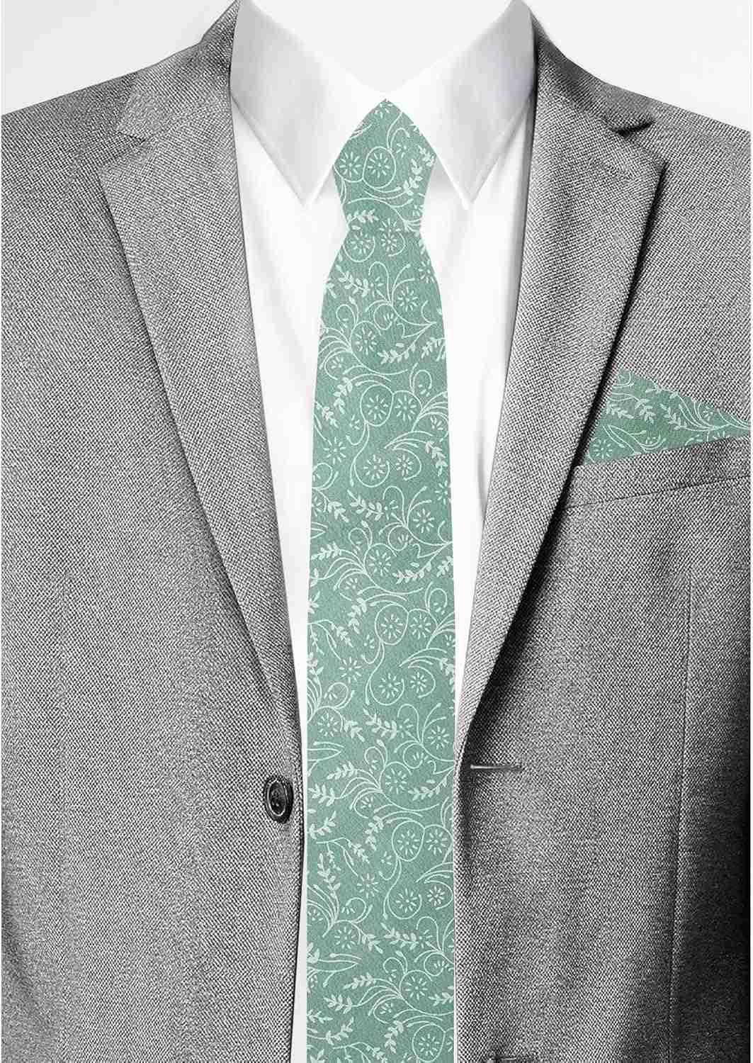 Mens Slim Width 275 Floral Neck TieW250904