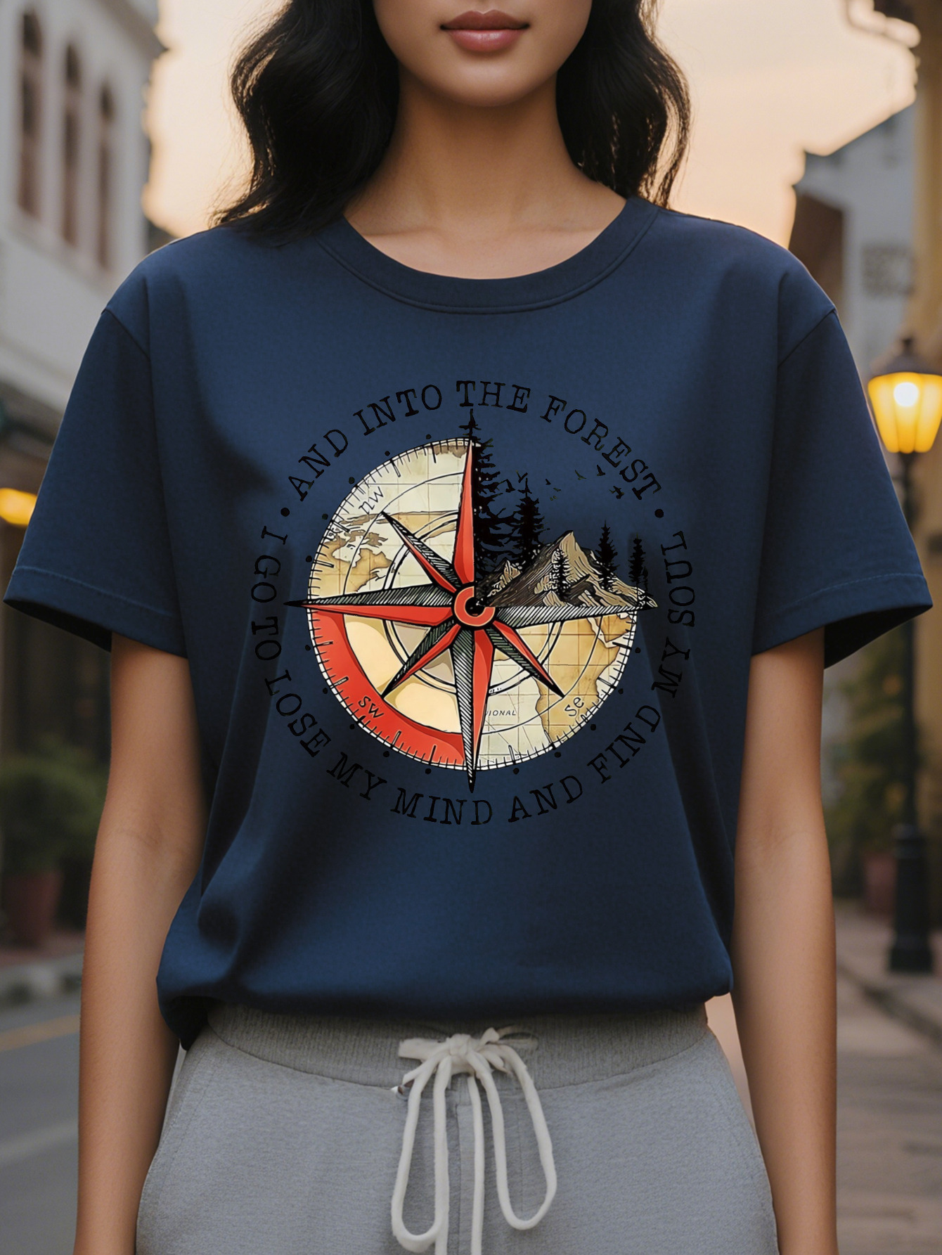 Letter Print Crew Neck Casual Short Sleeve T-Shirt for Spring Summer Women's Clothing 7ed8b