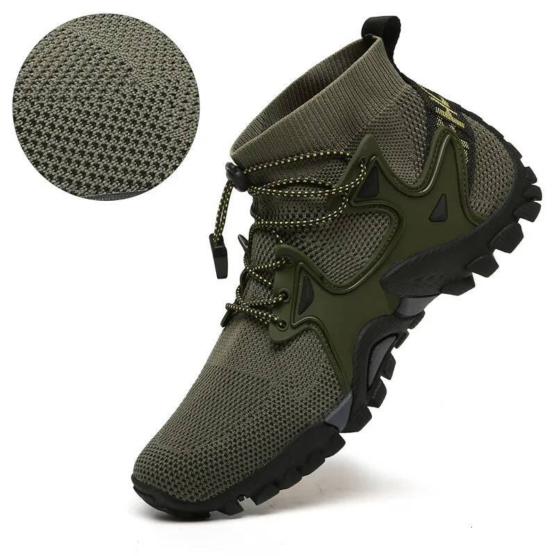 Summer Casual Mesh Breathable Sneakers Outdoor Slip-On Lightweight Men's Wading Shoes Hot Sale ddmysaturn