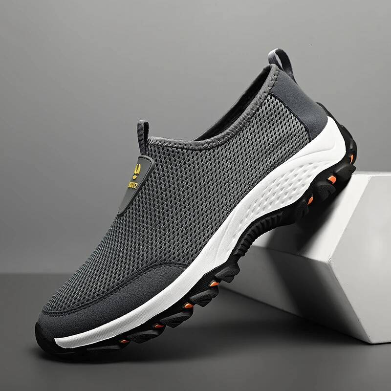 Fashion Summer Men Sneakers High Quality Casual Sport Shoes Air Mesh Outdoor Breathable Slip-on Flats Shoe Comfortable for Man ddmysaturn