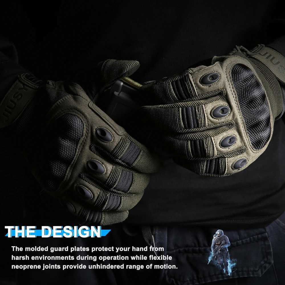 Touch Screen Tactical Gloves Outdoor Sport Paintball Hunting Airsoft Combat Cycling AntiSkid Work Protection Full Finger GloveXJ250904