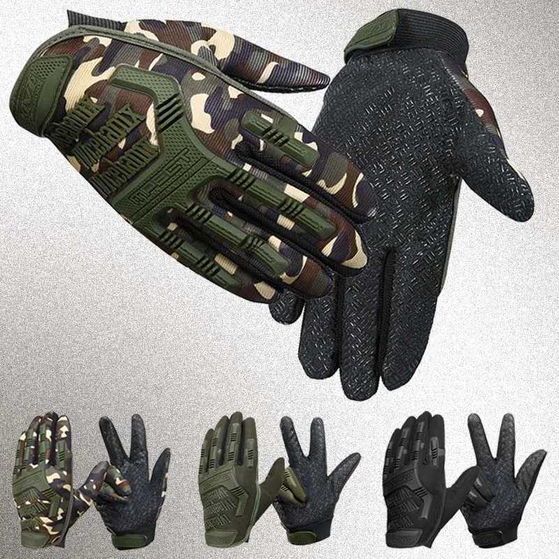 Men Tactical Gloves Full Finger Motos Racing Training Fighting Gloves Outdoor Sports Protect Gear Riding GlovesXJ250904
