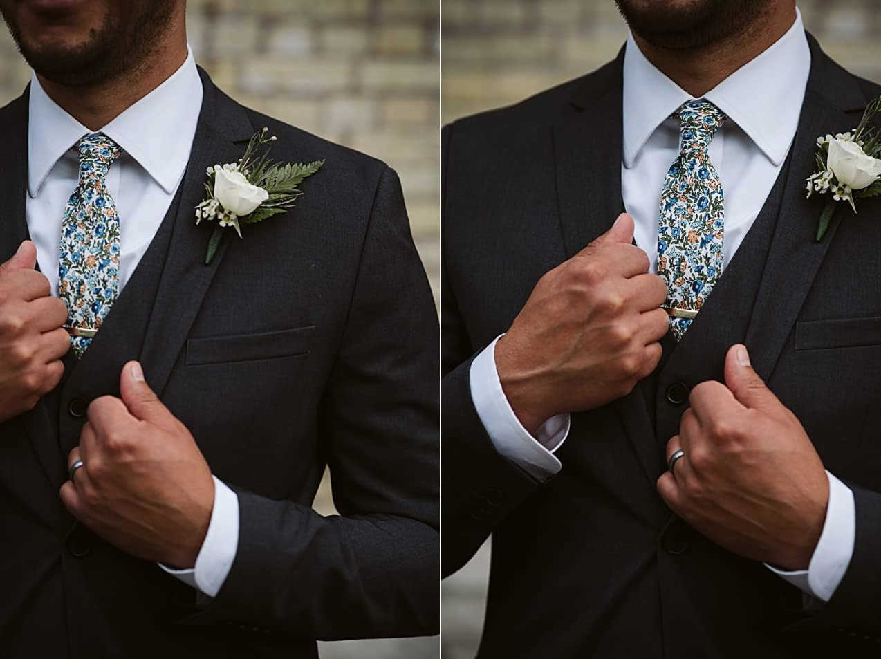 Mens Cotton Floral Neck Tie 256 Printed Skinny TieW250904