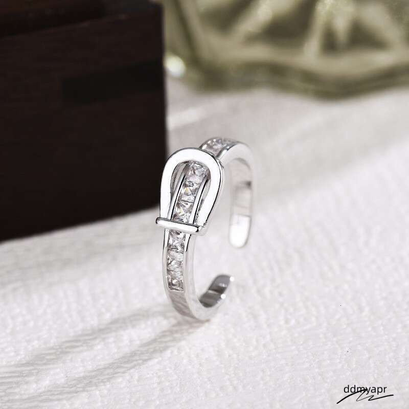 Collections Fashion Titanium Ddmyday Steel Belt Buckle - Rose Gold/Yellow Gold Adjustable Statement Finger Ring For Women (Us Size 4-10) Ddmyday