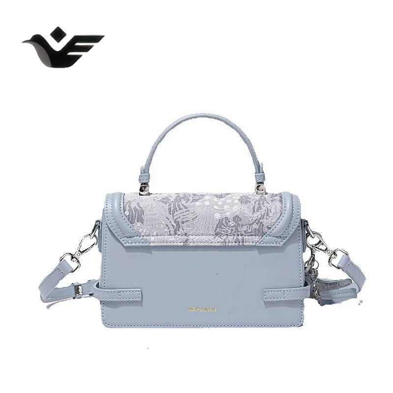 Feiyan Free Shipping New Designer Bag Luxury Shopping Bag High-end Embroidery Single Shoulder Small Square Bag For Women Commuting Casual Versatile Ha
