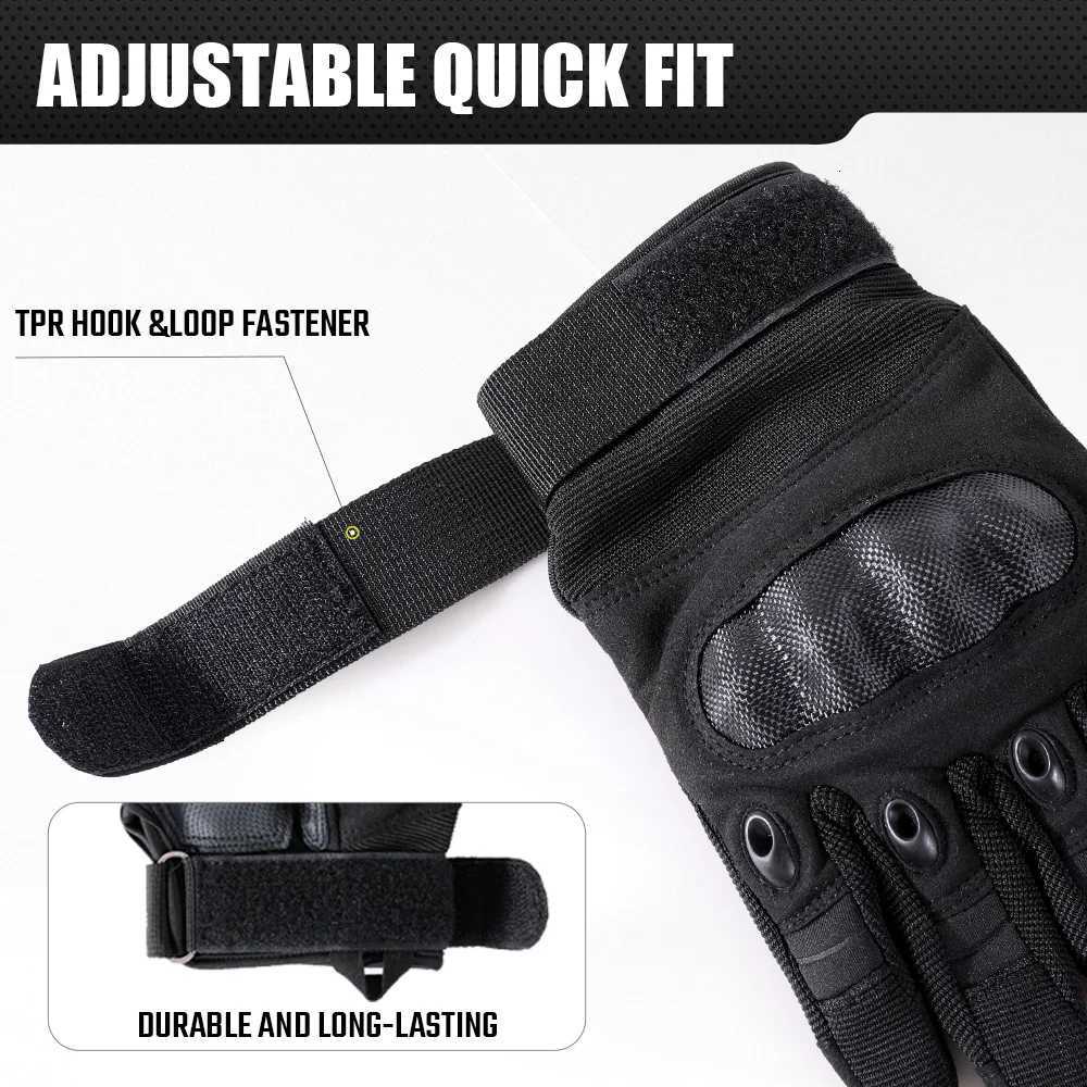Outdoor Tactical Gloves Touch Screen Sport Motorcyc Hard Shell Cycling Hunting Shooting Hiking Cam Combat Work AntislipXJ250904