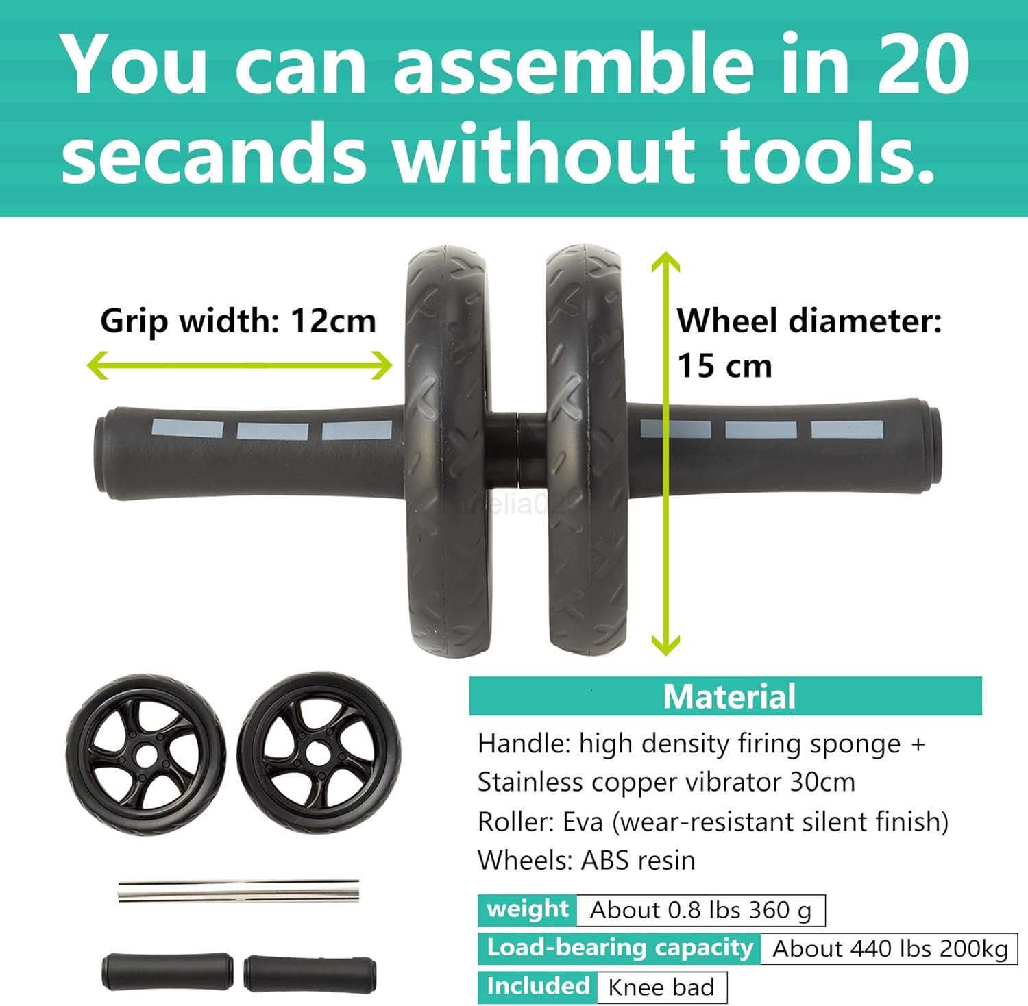 Ab Roller Wheel workout for Abdominal Core Strength training home gym fitness Equipment Exercise Wheel for Men Women W250904