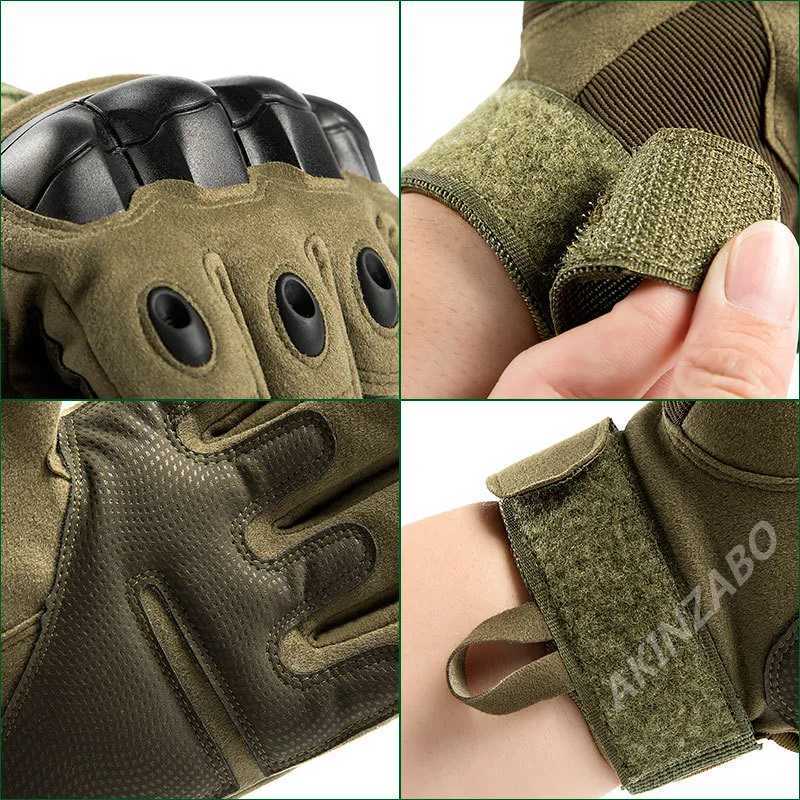 Tactical Gloves Shooting Gloves Touch Design Fitn Protection Sports Motorcyc Hunting Full Finger Walking Motorcyc GlovesXJ250904