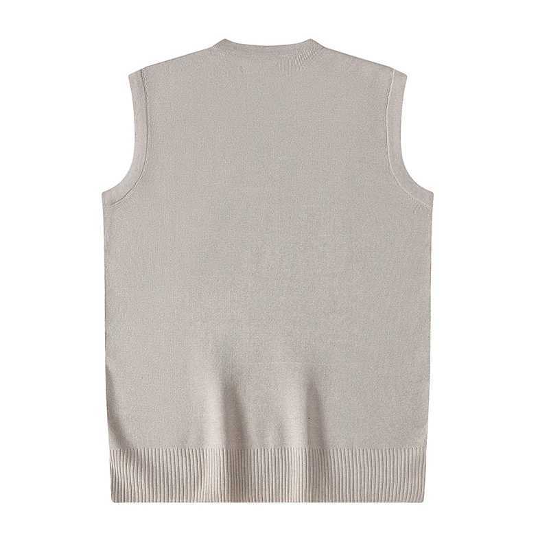 Mens Handsome VNeck Sweater Vest Casual Fashion Warm JumpersXJ250904