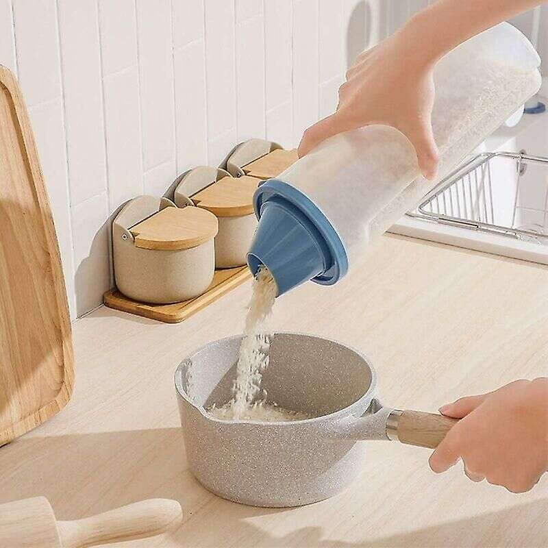 famous brand Noodle Container Food Airtight Boxes Plastic Cylinder Spaghetti Pasta For Cereal Storage