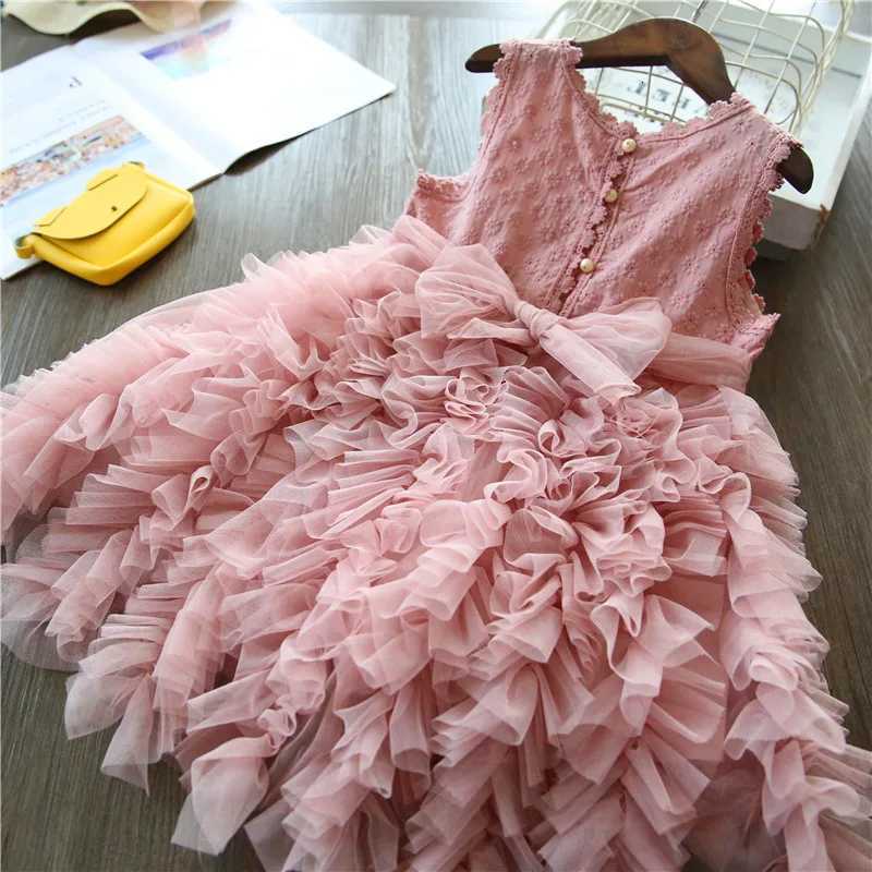 2024 New Princess Skirt for Girls Summer Cake Skirt for Children Baby Fashion Cute Sweet Kids Dresses for Girls Girl Clothes Z250904