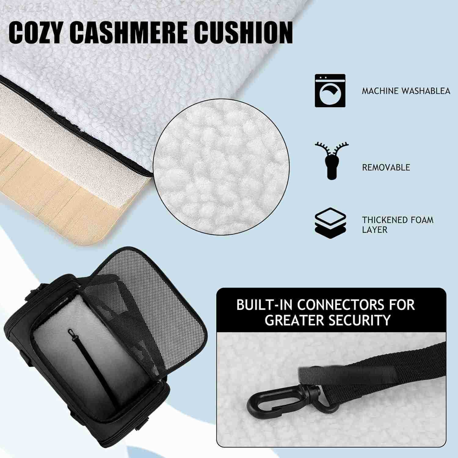 Cat Dog Carriers SoftSided Pet Travel Carrier for Small Cats Dogs Under to15lbs SoftSolid Collapsible CarrierMediumGreenW250904